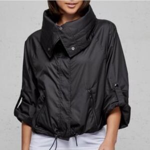 Anatomie Casey Crop black sparkle Jacket Size L